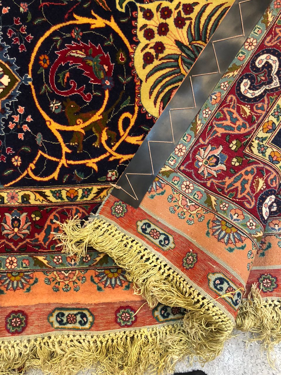 فرش دستباف تبریز و نایین ۲۴ متری